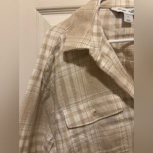 NWT Old Navy Tan Flannel